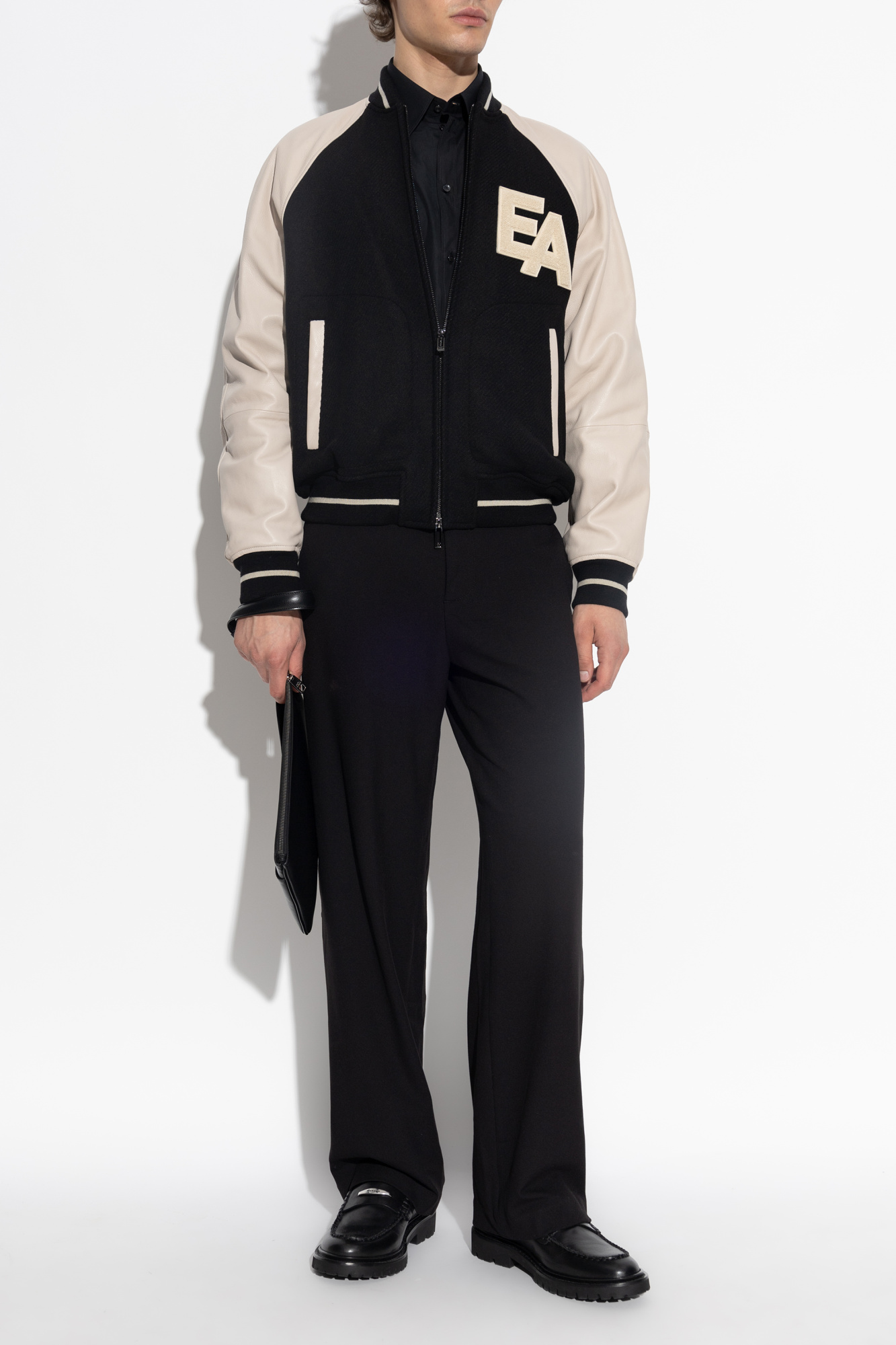 Black Bomber jacket Emporio Armani - Vitkac GB